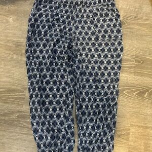 Style & Co. size medium Navy and White cuffed Pants with pockets